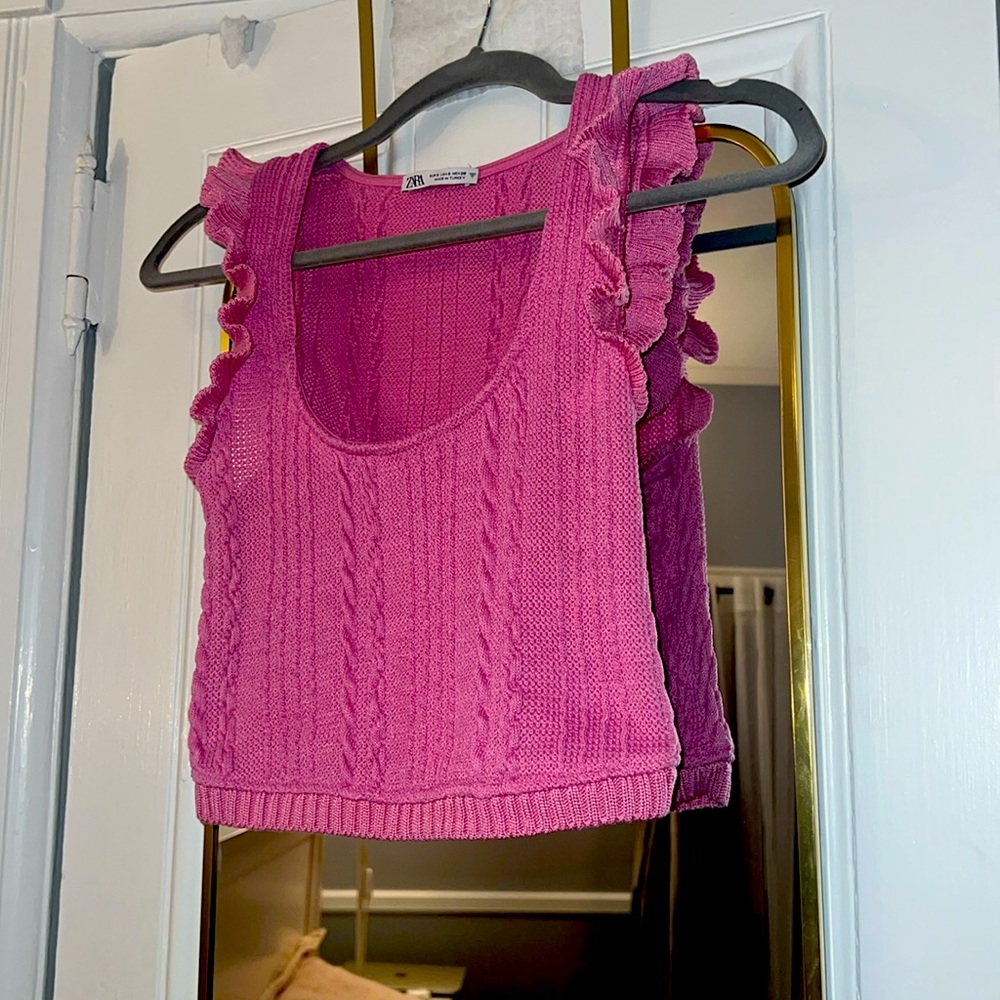 ZARA knit tank top